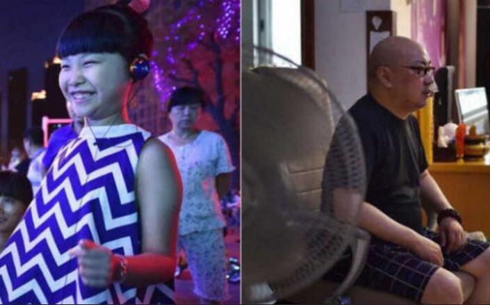 8岁女孩与患病爸爸,直播卖唱,患病爸爸,挣钱养活全家