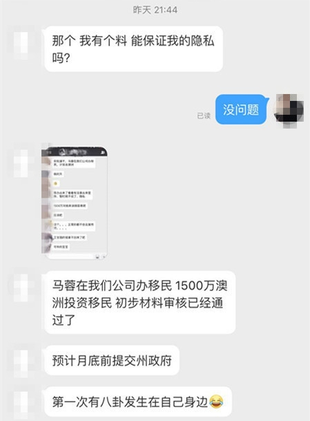 马蓉被曝举家移民澳洲,手续已经通过初步审核
