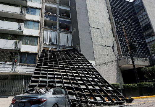 墨西哥7.1级地震,墨西哥地震,墨西哥发生7.1级地震,墨西哥7.1级地震中国使馆